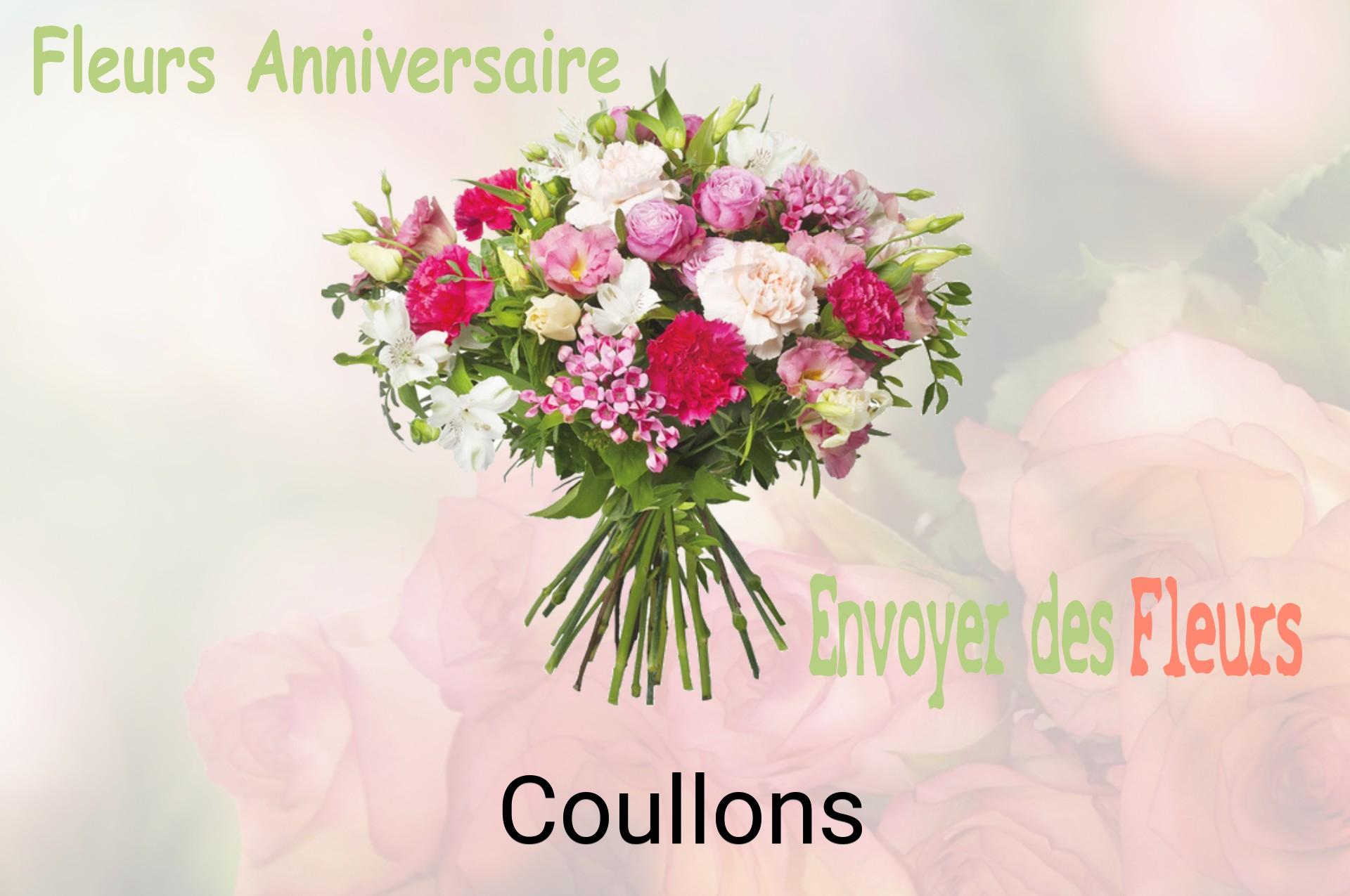 Bouquet de fleurs d’anniversaire livré à Coullons