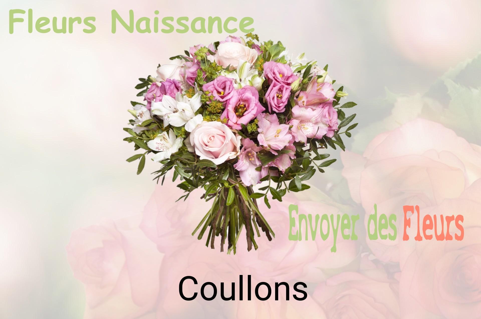 Bouquet de fleurs de naissance livré à Coullons